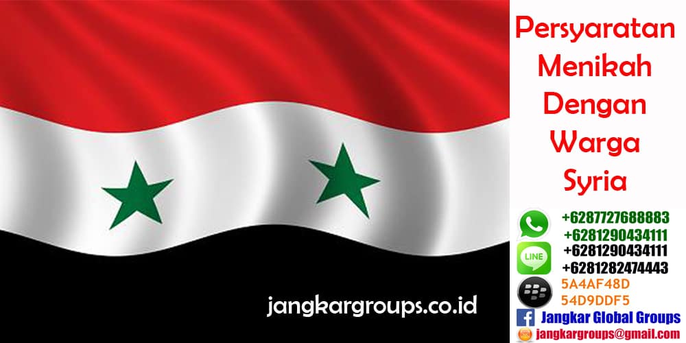 Persyaratan menikah dengan warga Syria