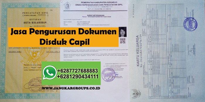 jasa pengurusan dokumen disduk capil