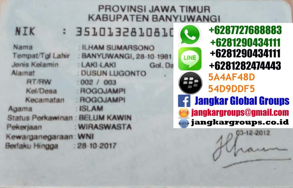 KTP WNI, PERSYARATAN MENIKAH DENGAN WNA YUNANI