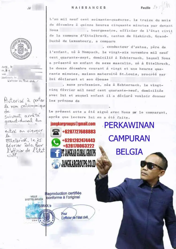 PERKAWINAN CAMPURAN BELGIA