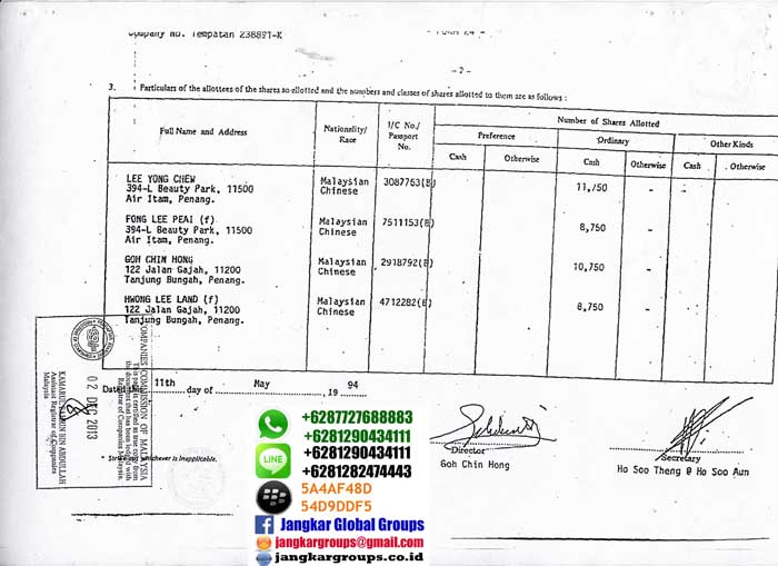 persyaratan demand letter malaysia