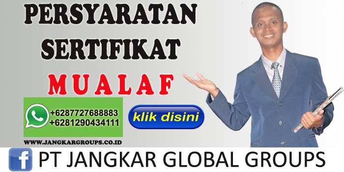 persyaratan sertifikat mualaf