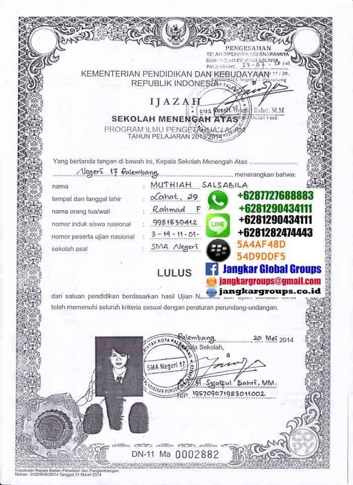 ijazah-terahir Persyaratan Visa Kunjungan Anak