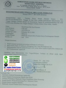 rekomendasi izin belajar dari kemenag