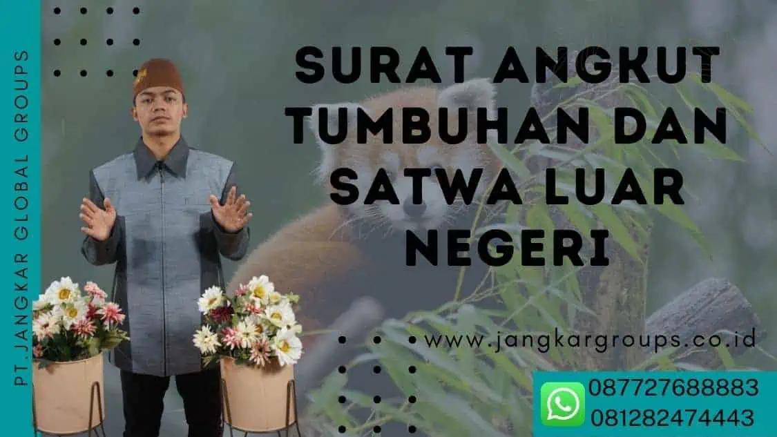 Surat Angkut Tumbuhan Dan Satwa Luar Negeri