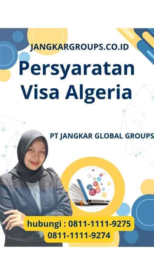 persyaratan visa algeria