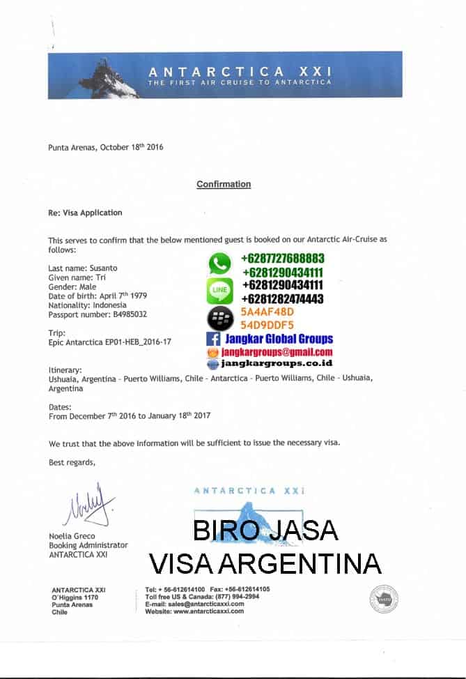 invitation-letter-argentina - persyaratan visa argentina