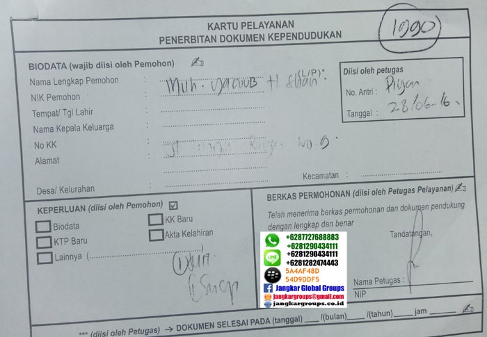 laporan perkawinan campuran menikah di luar nkartu pelayanan dokumen kependudukan