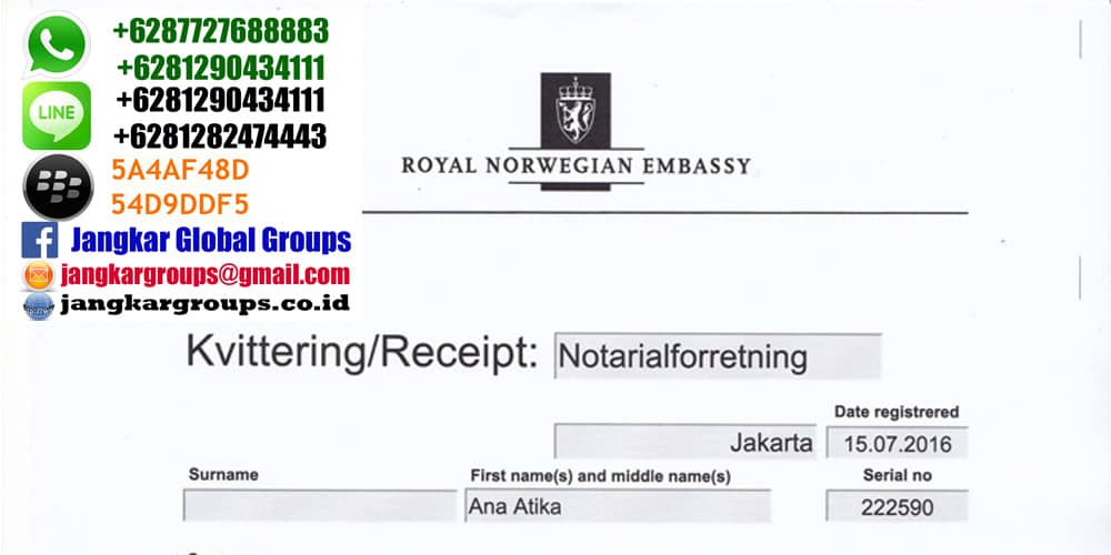 persyaratan legalisir skbm norwegia