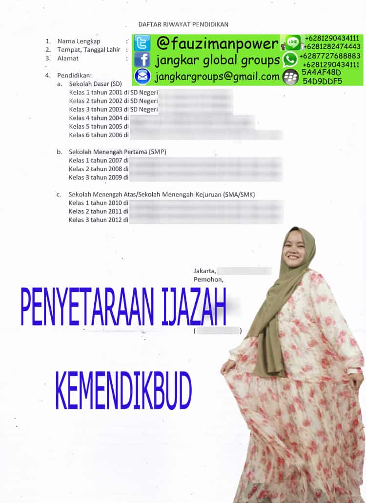 PENYETARAAN IJAZAH KEMENDIKBUD