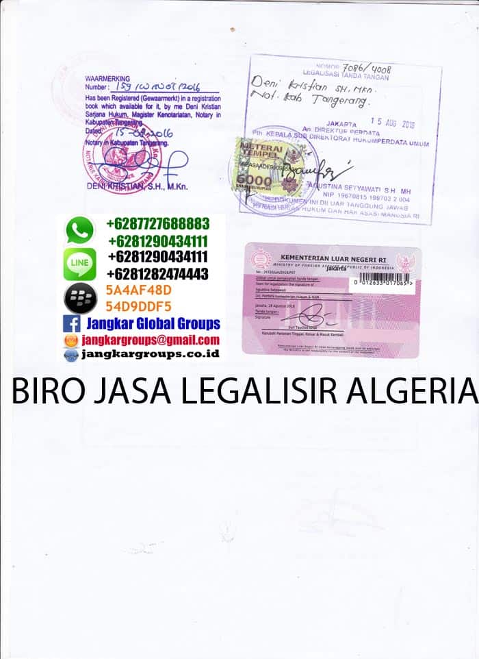 biro jasa aljazair