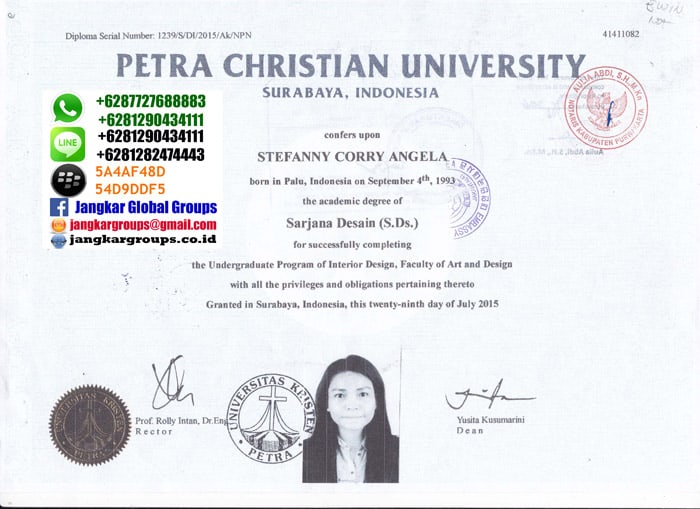 ijazah petra university