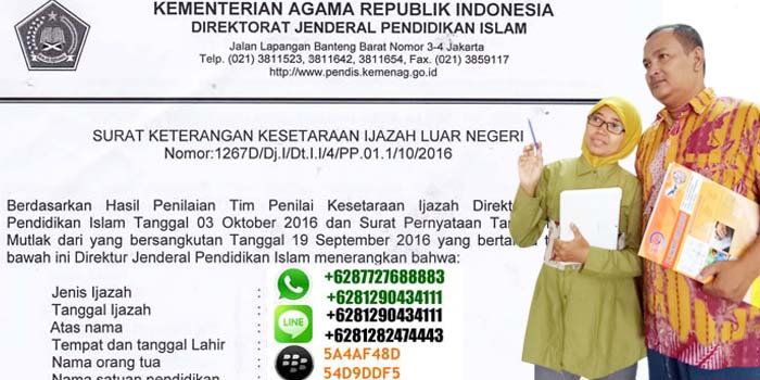 penyetaraan ijazah luar negeri