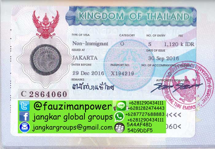 visa ikut suami ke thailand