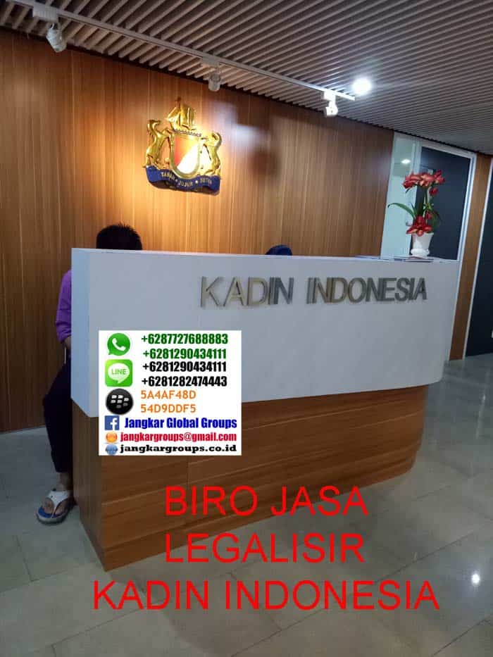 KADIN INDONESIA,Persyaratan legalisir COO Argentina