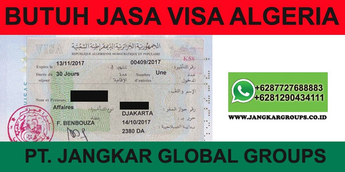 persyaratan visa kerja turis bisnis algeria