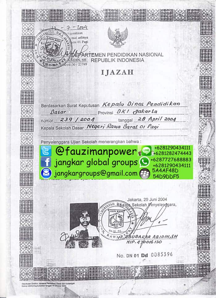 ijazah anggita akta anak diluar nikah