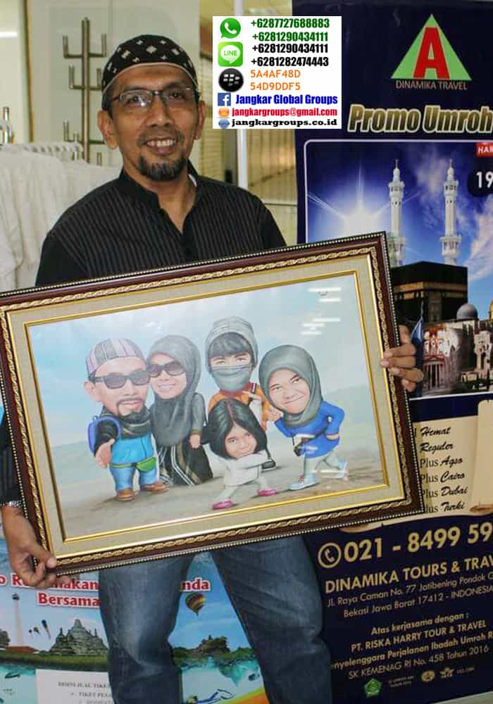 JASA EDIT FOTO KARIKATUR foto promosi wisata