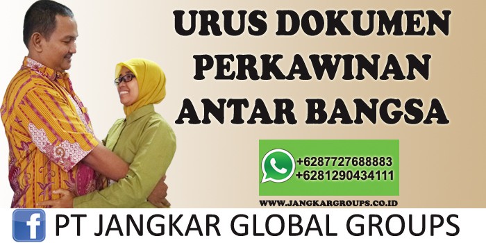 urus dokumen perkawinan antar bangsa