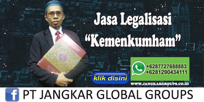 Jasa Legalisasi Kemenkumham