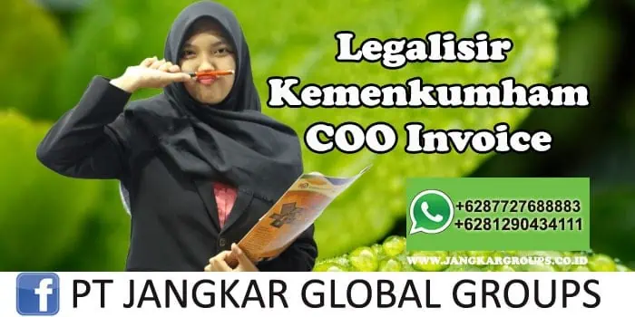 Legalisir Kemenkumham COO Invoice