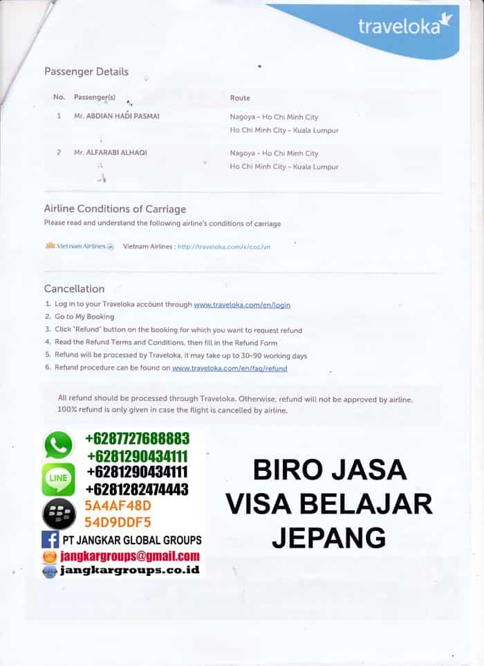 tiket pulang dari jepang2