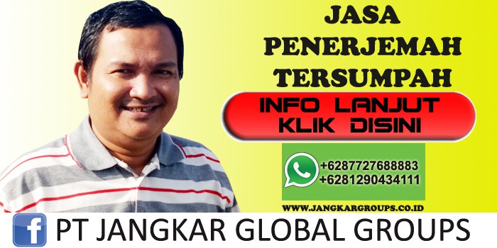 jasa penerjemah tersumpah