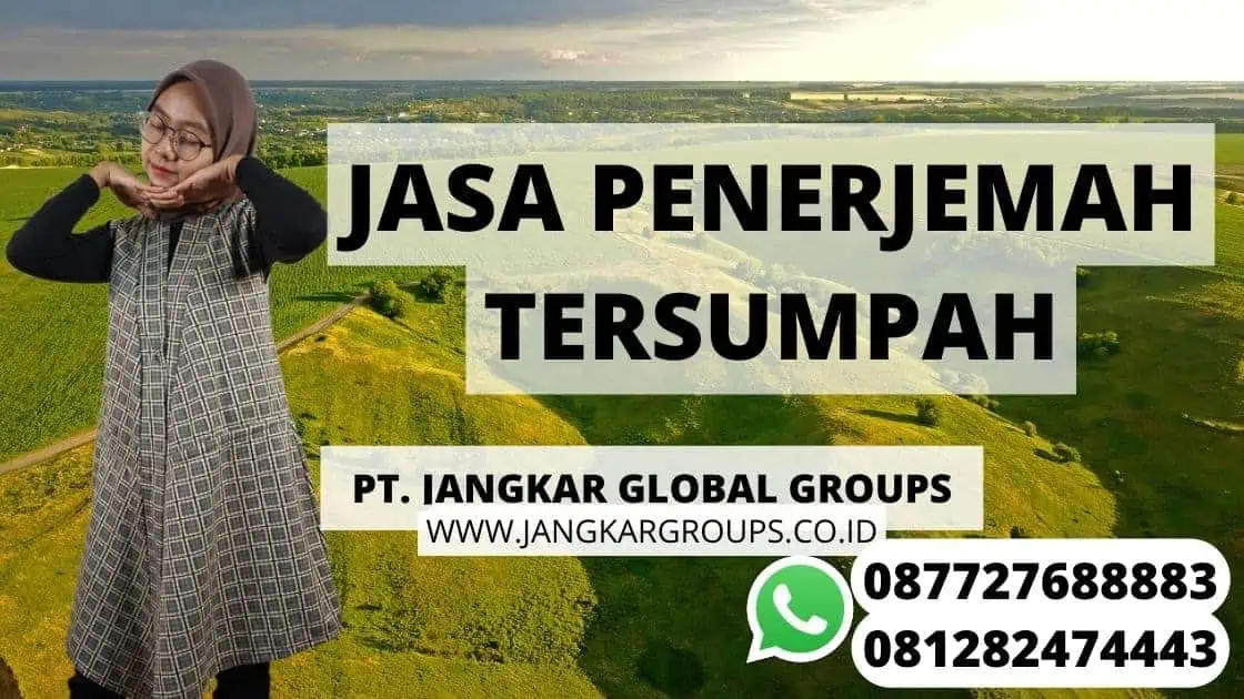 JASA PENERJEMAH TERSUMPAH