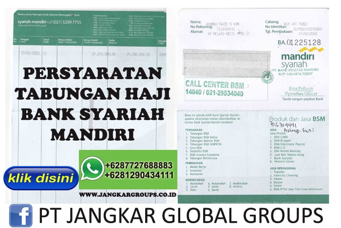 persyaratan tabungan haji bank syariah mandiri