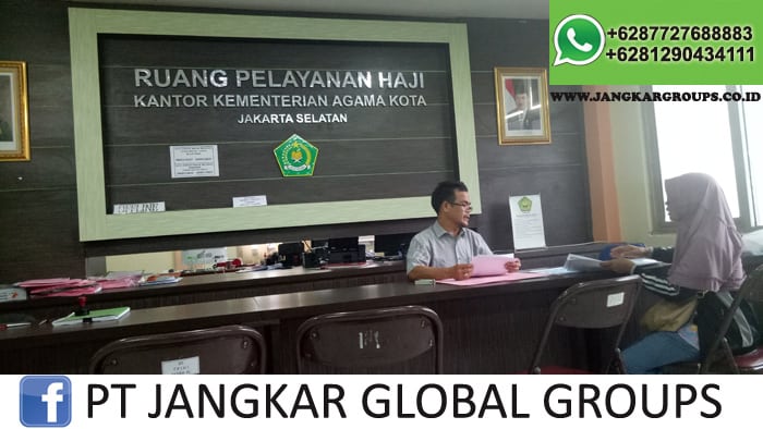 ruang pelayanan haji kantor kemenag jakarta selatan