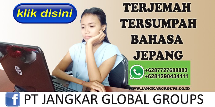 terjemah tersumpah bahasa jepang