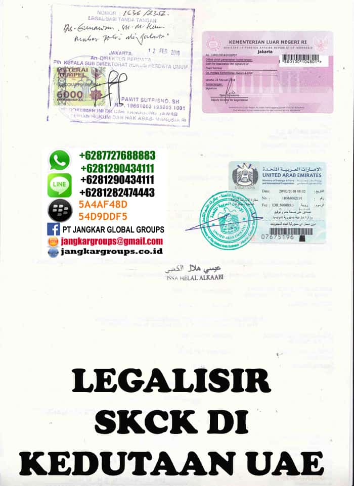 legalisir skck dubai uae