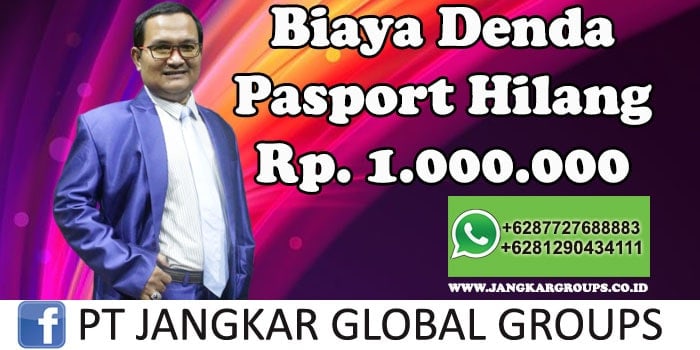 Biaya denda pasport hilang