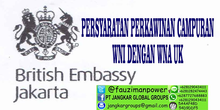 persyaratan menikah dengan wna uk di indonesia