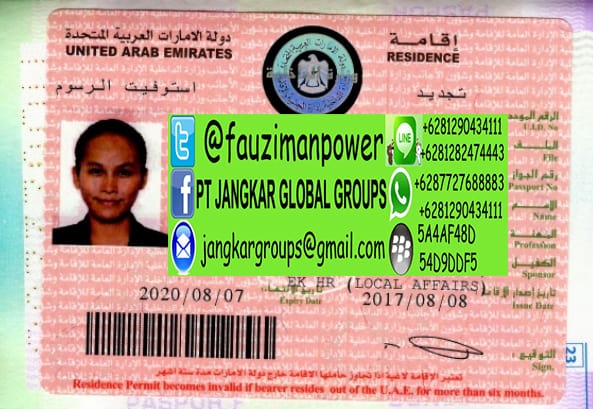 visa resident permanent uae