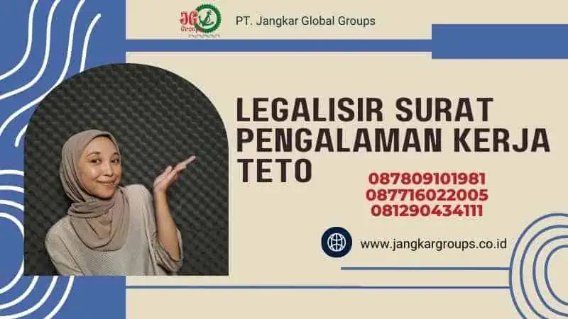 Legalisir Surat Pengalaman Kerja Teto