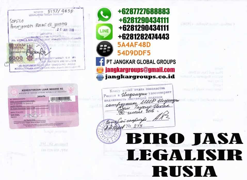 legalisir ijasah di kedutaan rusia jakarta