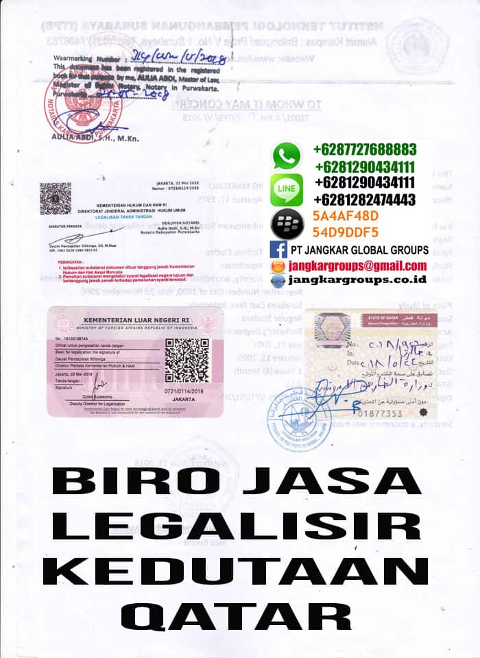 legalisir ijazah di kedutaan qatar