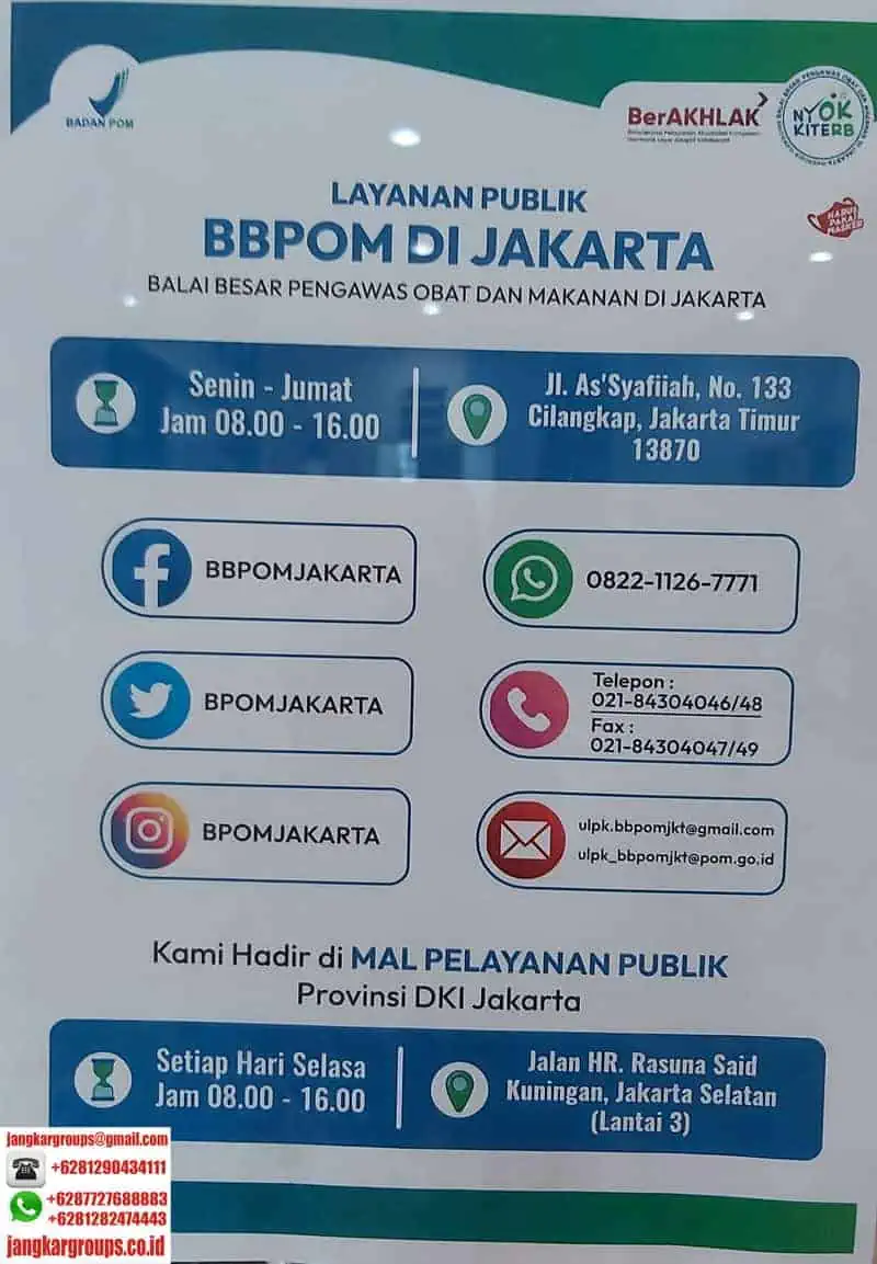 BPOM Mal Layanan Publik