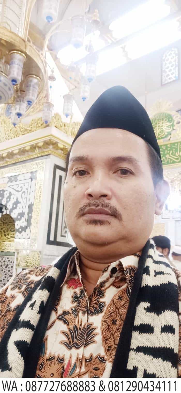 akhmad fauzi di raudha masjid nabawi madinah