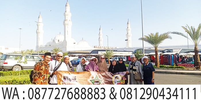 jamaah safar arroyyan travelindo di masjid quba madinah, city tour madinah safar