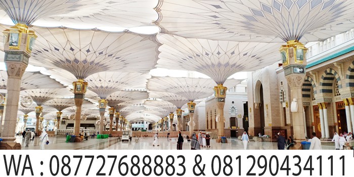 payung masjid nabawi, umroh ramadhan madinah safar