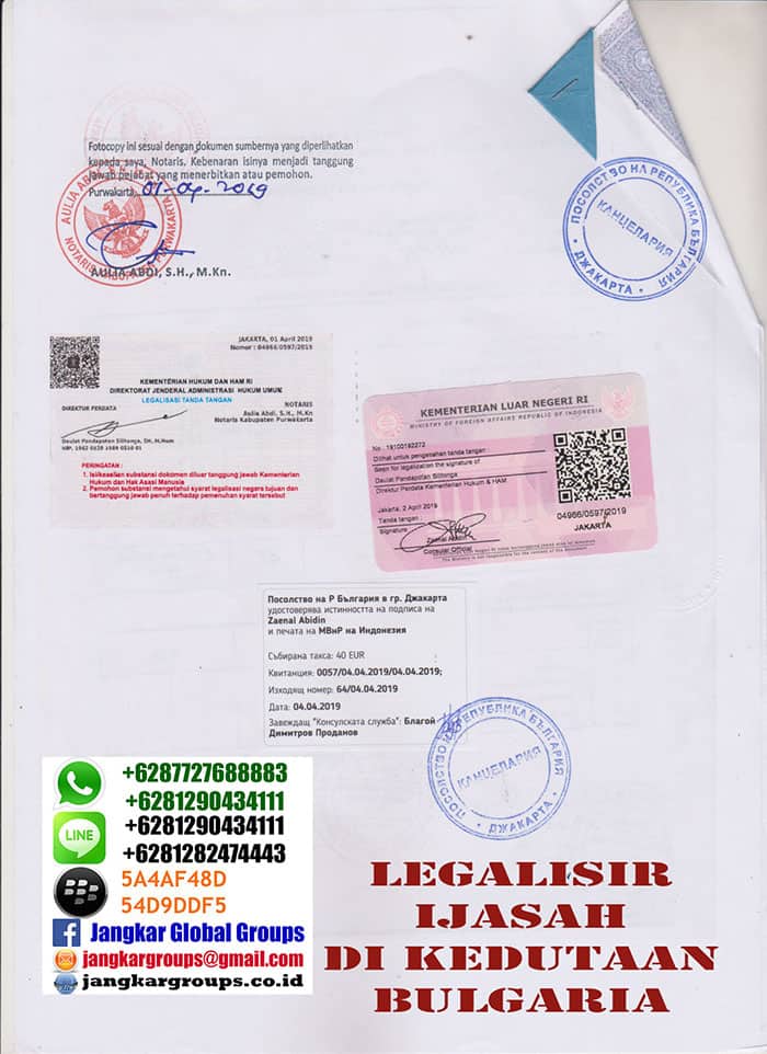 Legalisir ijazah di kedutaan bulgaria3