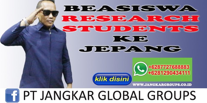 BEASISWA RESEARCH STUDENT KE JEPANG