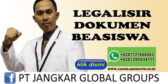 LEGALISIR DOKUMEN BEASISWA