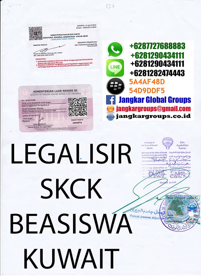 Legalisir SKCK Beasiswa Kuwait