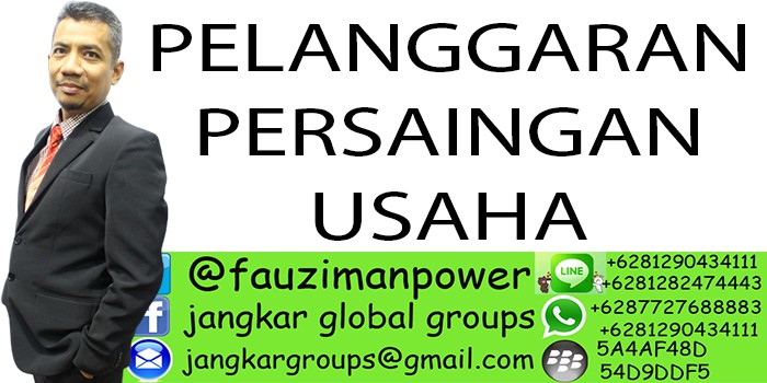 PERSYARATAN MENGAJUKAN LAPORAN PERSAINGAN USAHA