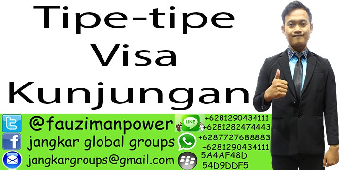 Tipe-tipe visa kunjungan