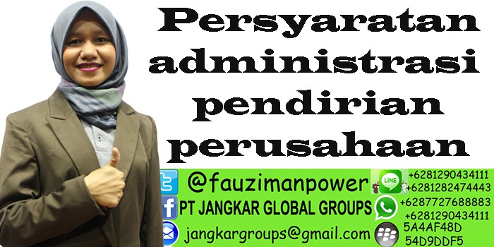 persyaratan administrasi pendirian perusahaan kurniati yusdono