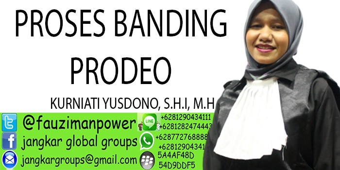 proses banding prodeo kurniati yusdono